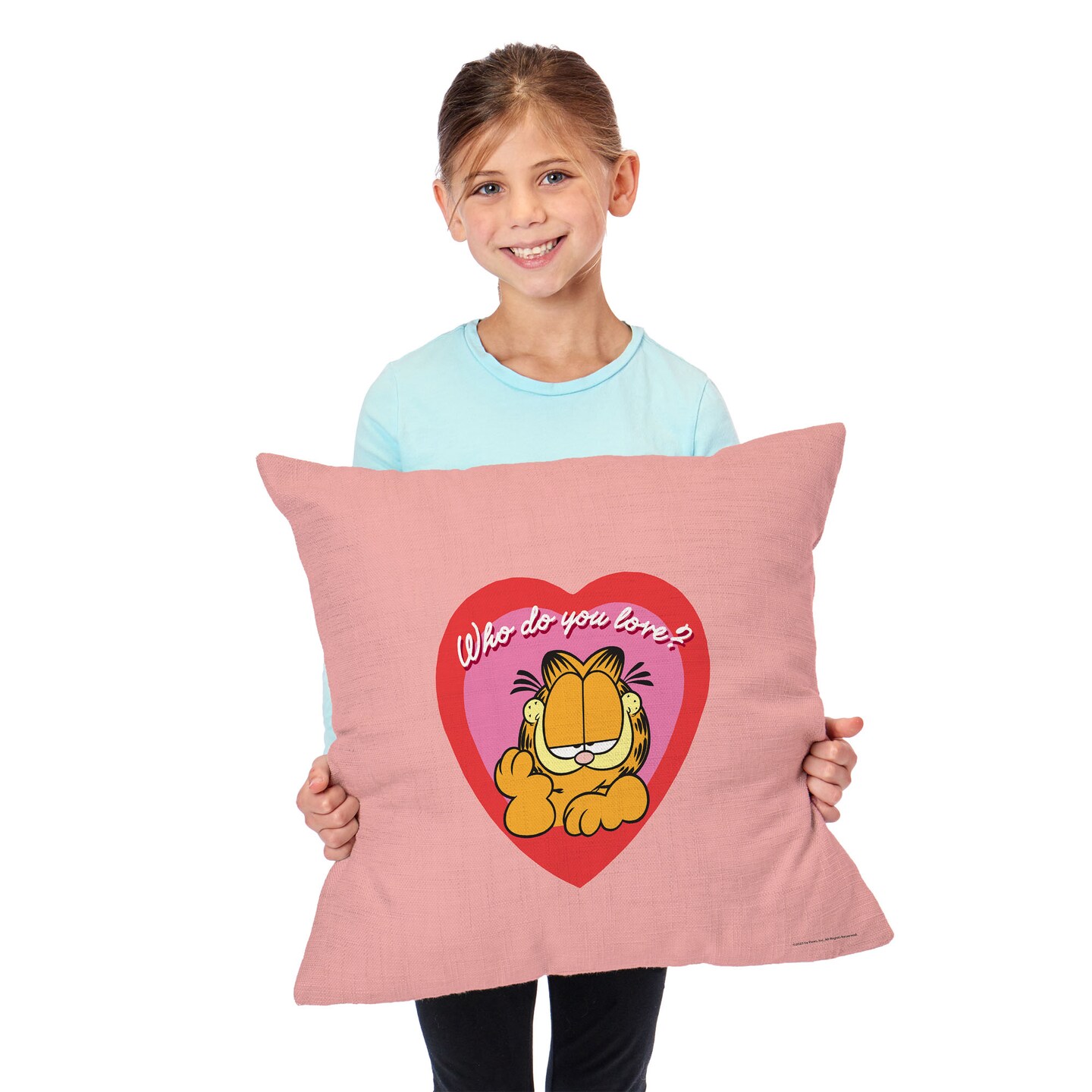 Nickelodeon Garfield Valentine's Day Throw Pillow 18×18 Inches