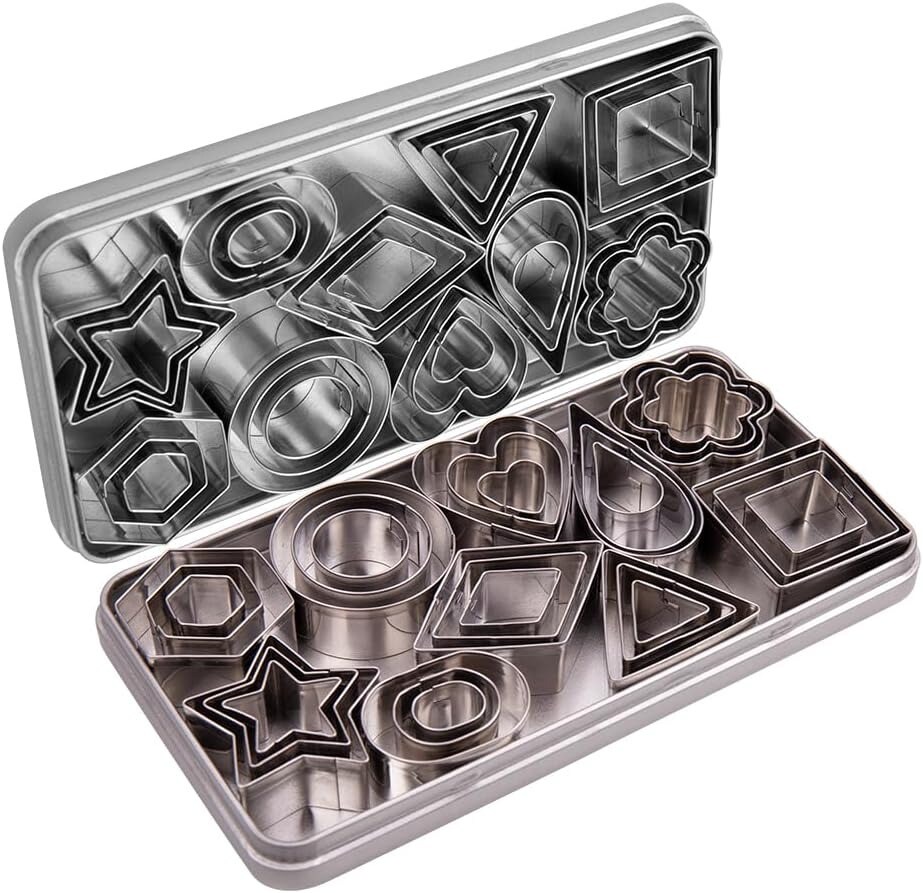Mini Cookie Cutters Set 30 Pieces