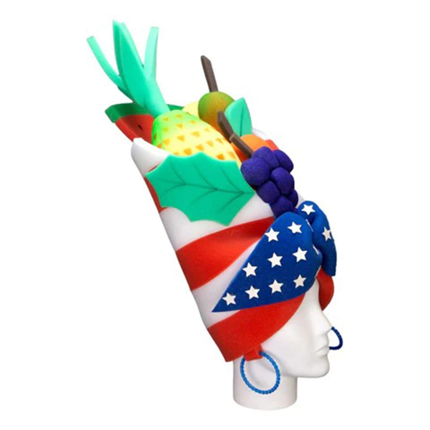 USA Carmen Miranda Hat Vibrant &#x26; Patriotic Party Accessory