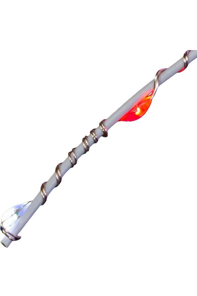 11.8&#x22; 120 Light Red and Pure White Starburst