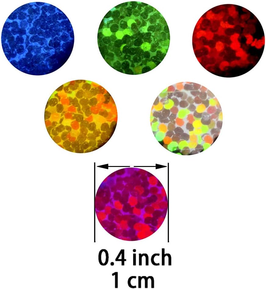 60g Multicolor Metallic Foil Confetti – Round Table Scatter for Parties