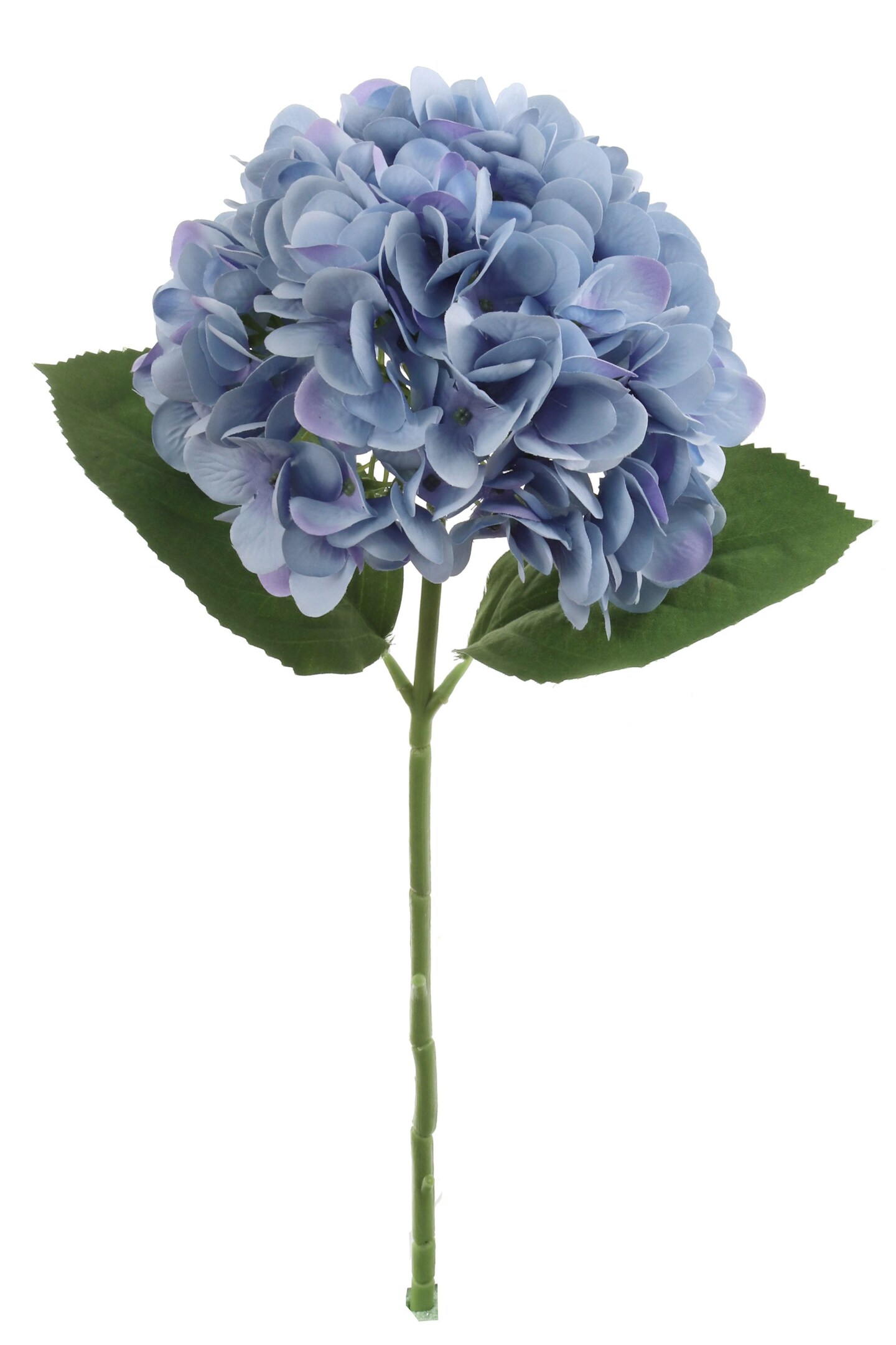 2PC 18" Blue Hydrangea Stem – 7" Blooms for Bouquets, Home & Event Floral Decor