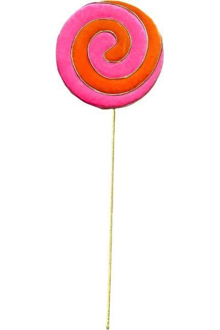 23&#x22; Lollipop Spray: Pink/Orange