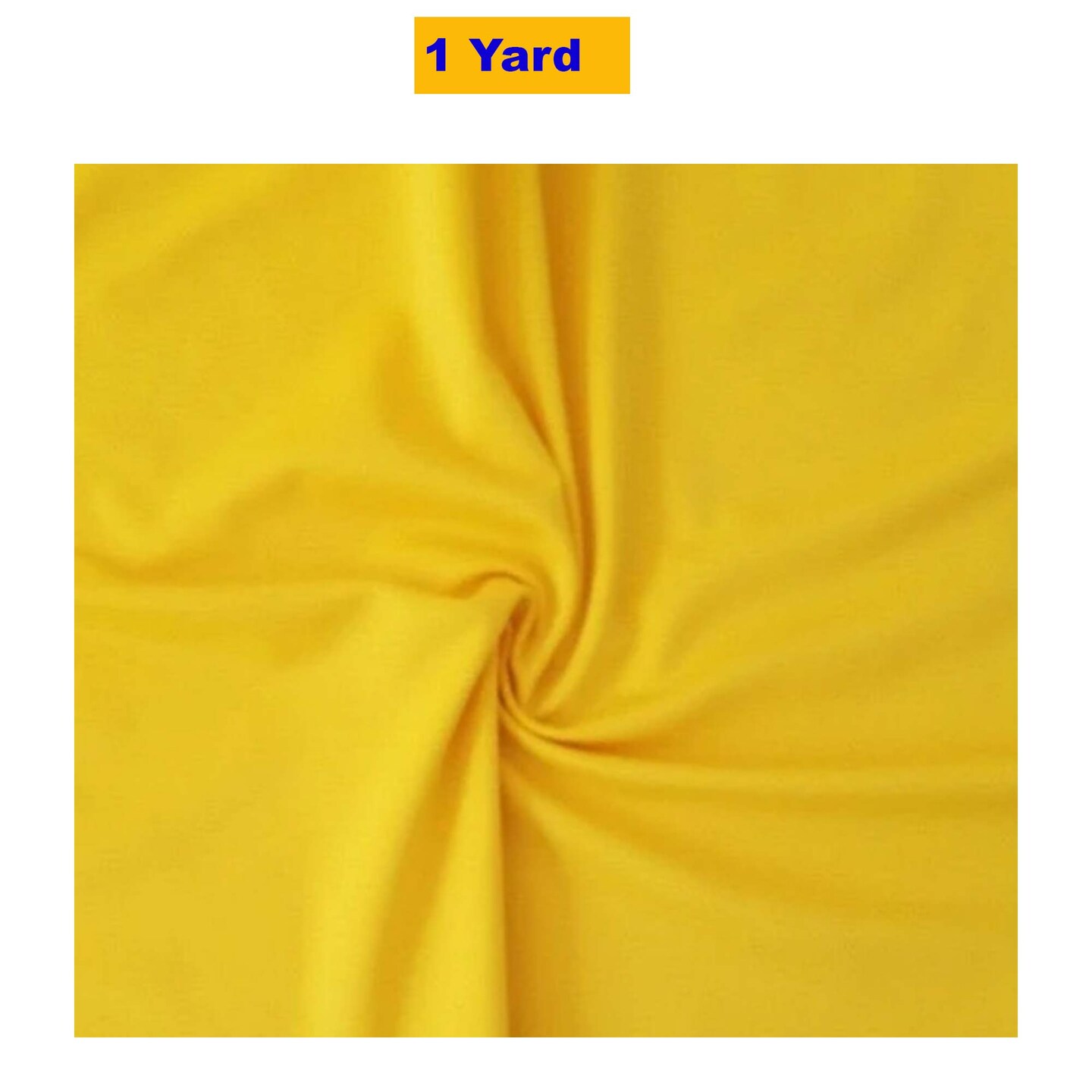 Nylon Spandex Fabric 4 Way Stretch/Per Yard Yellow