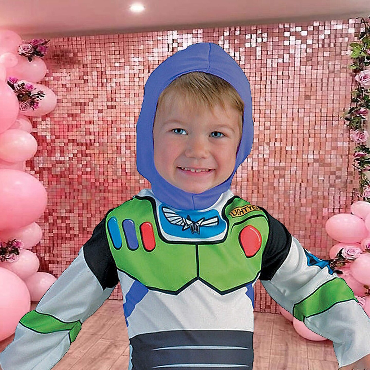 Boys Buzz Lightyear Costume Toy Story Jumpsuit Hood Halloween Outfit