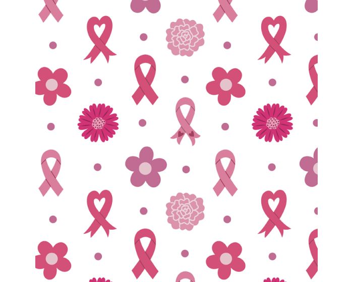 Pink Ribbon Awareness Cotton Fabric by the Yard | By the Yard | Sewing and Crafting | 44 inches wide