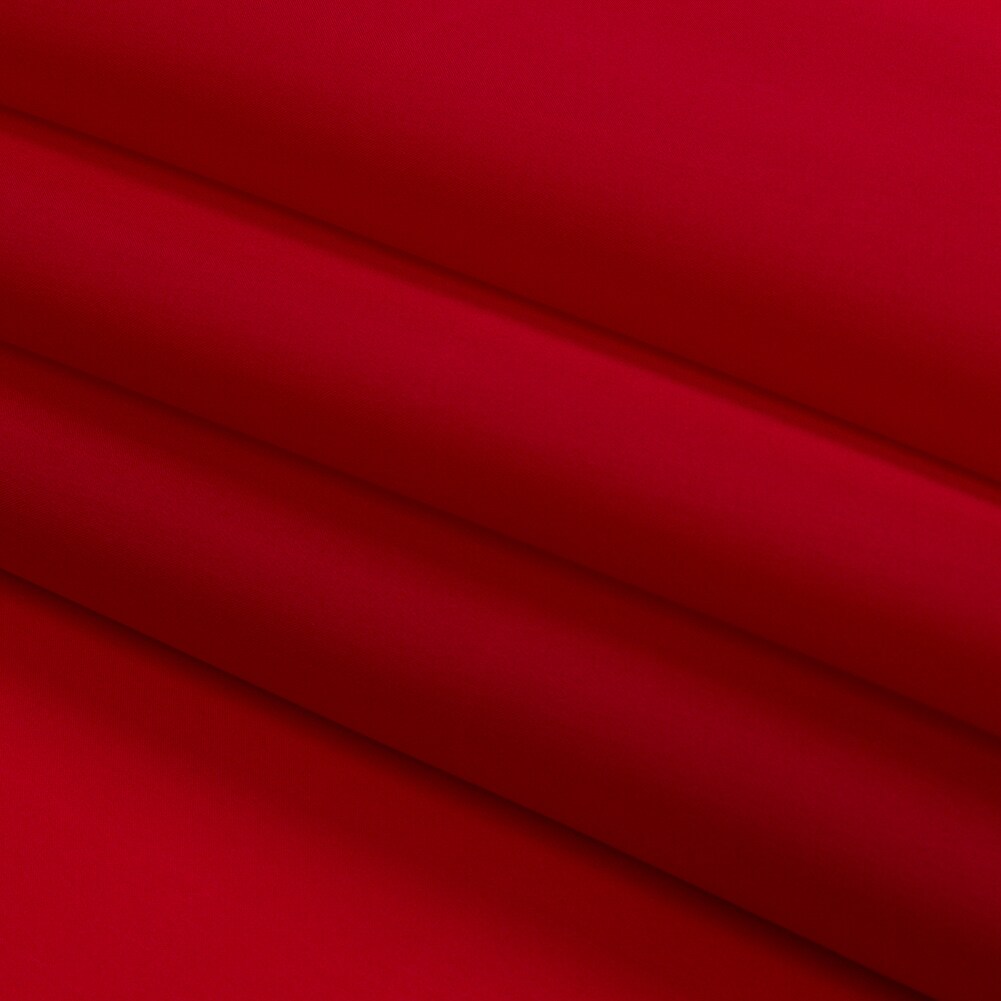 1 Yard Vibrant Red Silk Satin Face Organza Fabric for Evening Gowns 54" Width