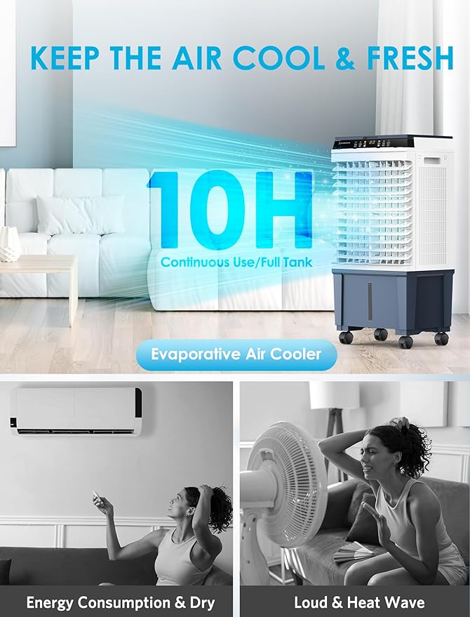 Air Choice&#xAE; Evaporative Air Cooler, 1800CFM Swamp Cooler