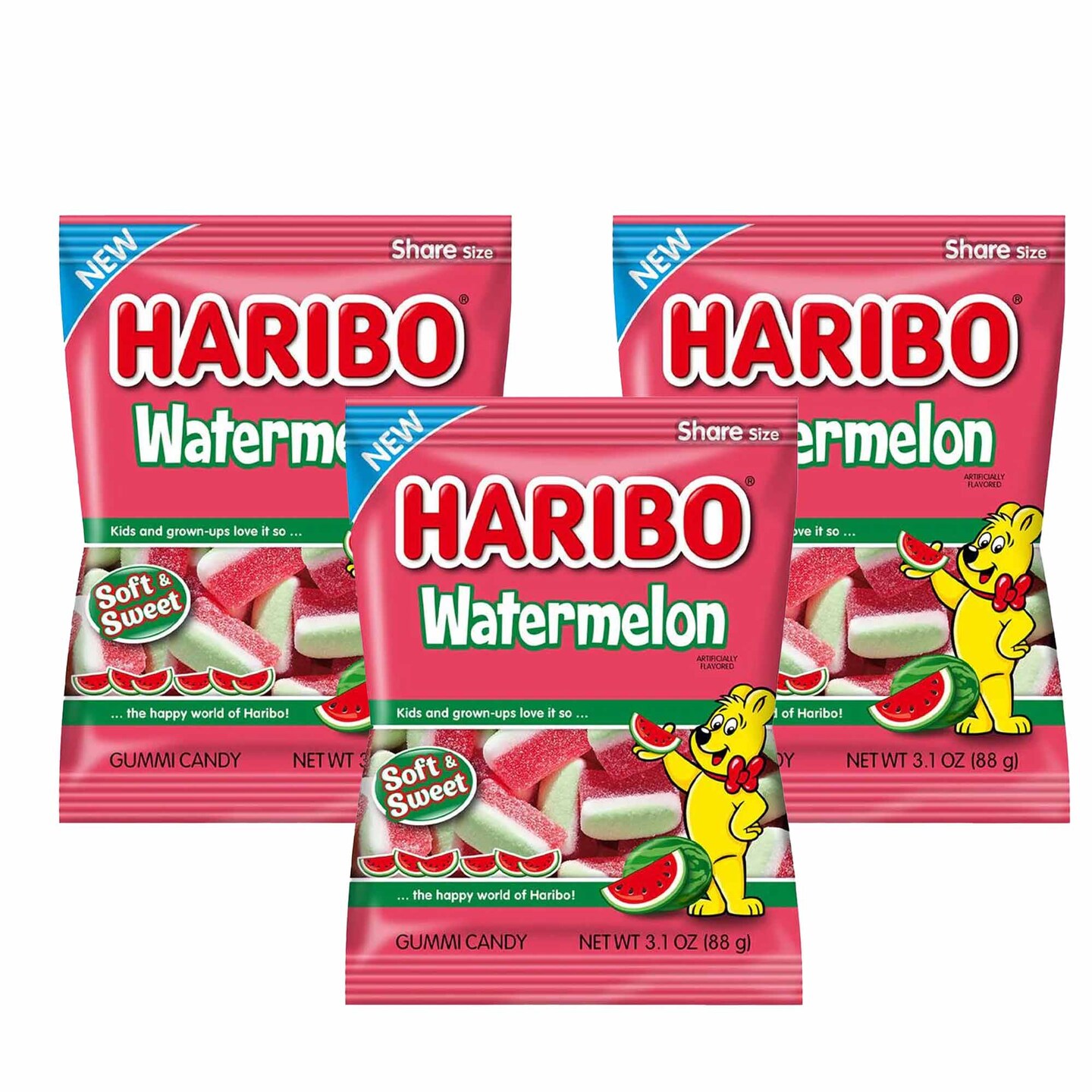 Haribo Watermelon Gummi Candy 4.1oz