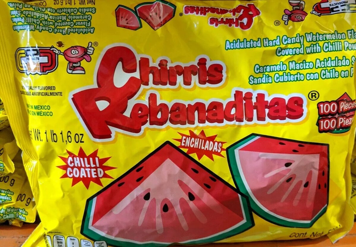 Chirris Rebanaditas Watermelon 500g 100ct