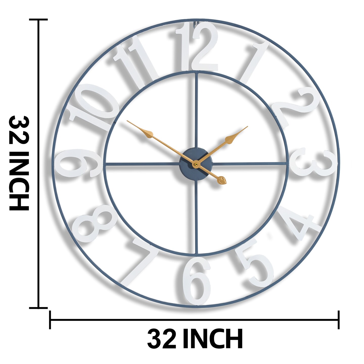 Sorbus Large Wall Clock - 32 inch (81 CM) Battery Operated Analog Wall Clock Decorative for Living Room and Kitchen