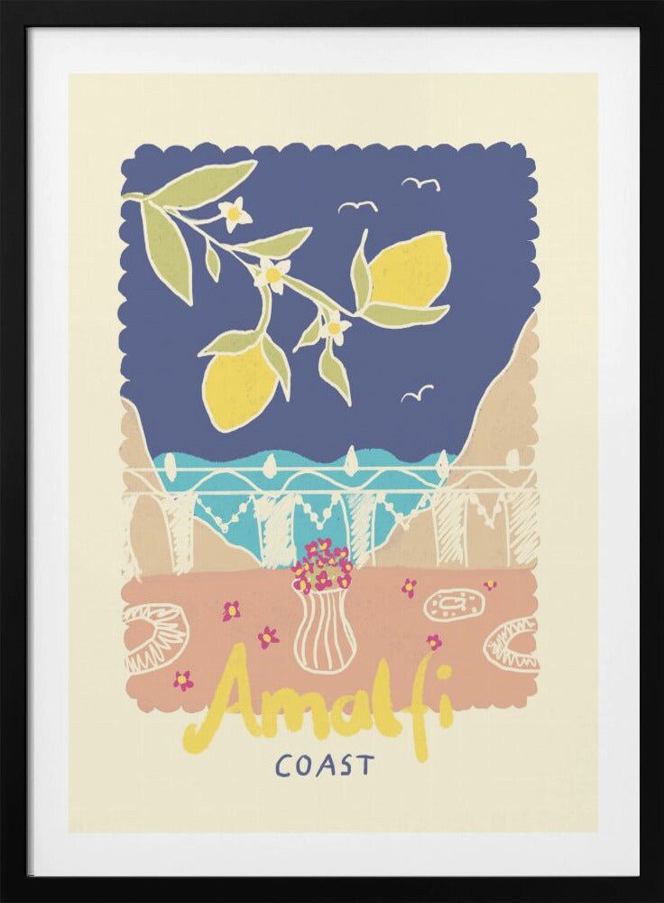 Amalfi Coast Framed Art Modern Wall Decor Michaels