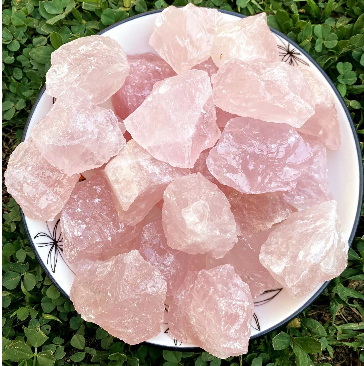 Kitcheniva Rose Quartz Natural Raw Rough Crystal Mineral Specimen