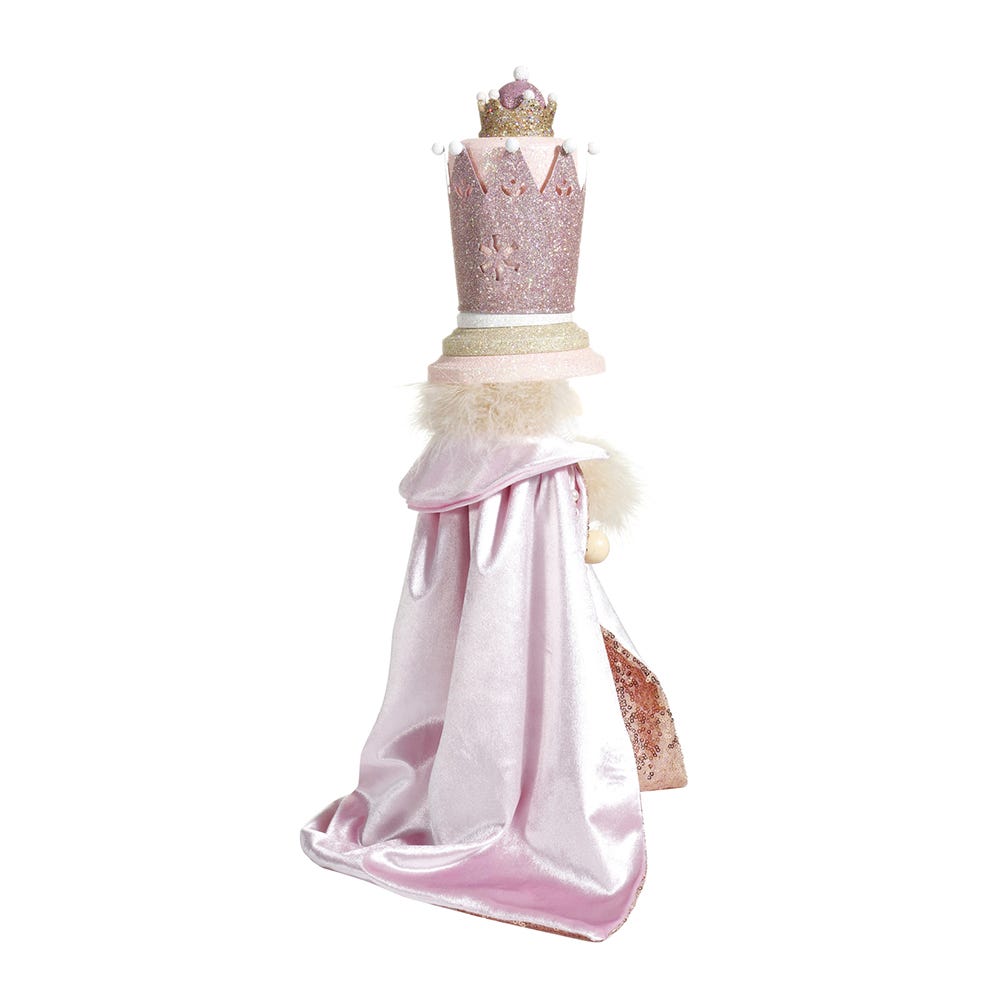 Kurt Adler 19-Inch Hollywood&#x2122; Pink King Nutcracker