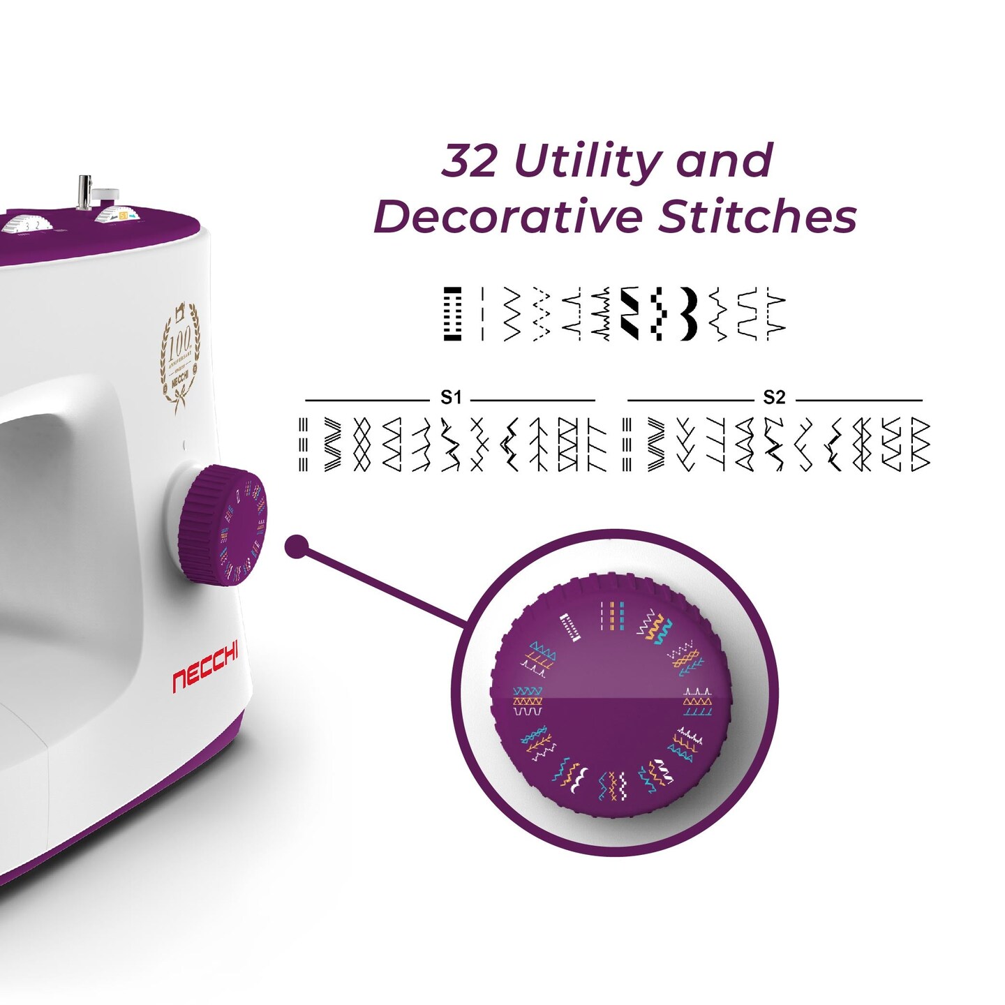 NECCHI K132A Sewing Machine