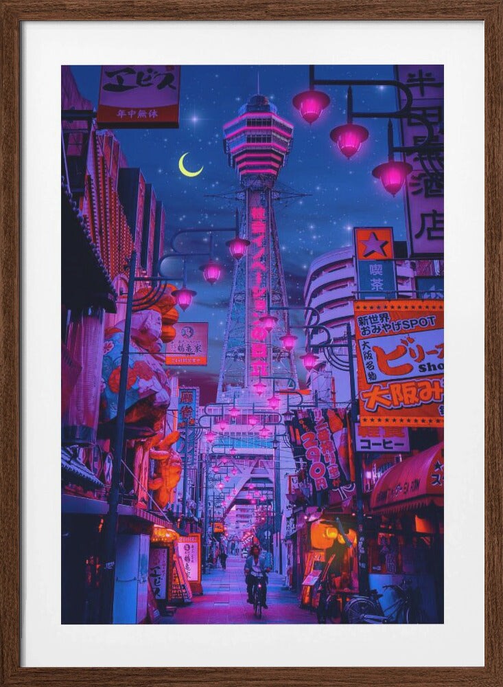 Osaka Lights Framed Art Modern Wall Decor Michaels