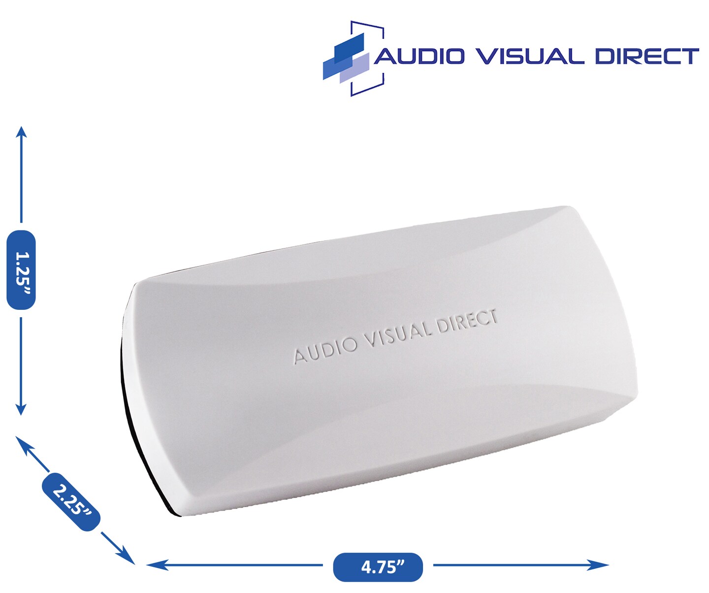 Audio-Visual Direct Magnetic Eraser For Dry-Erase Boards &#x26; Glass Boards