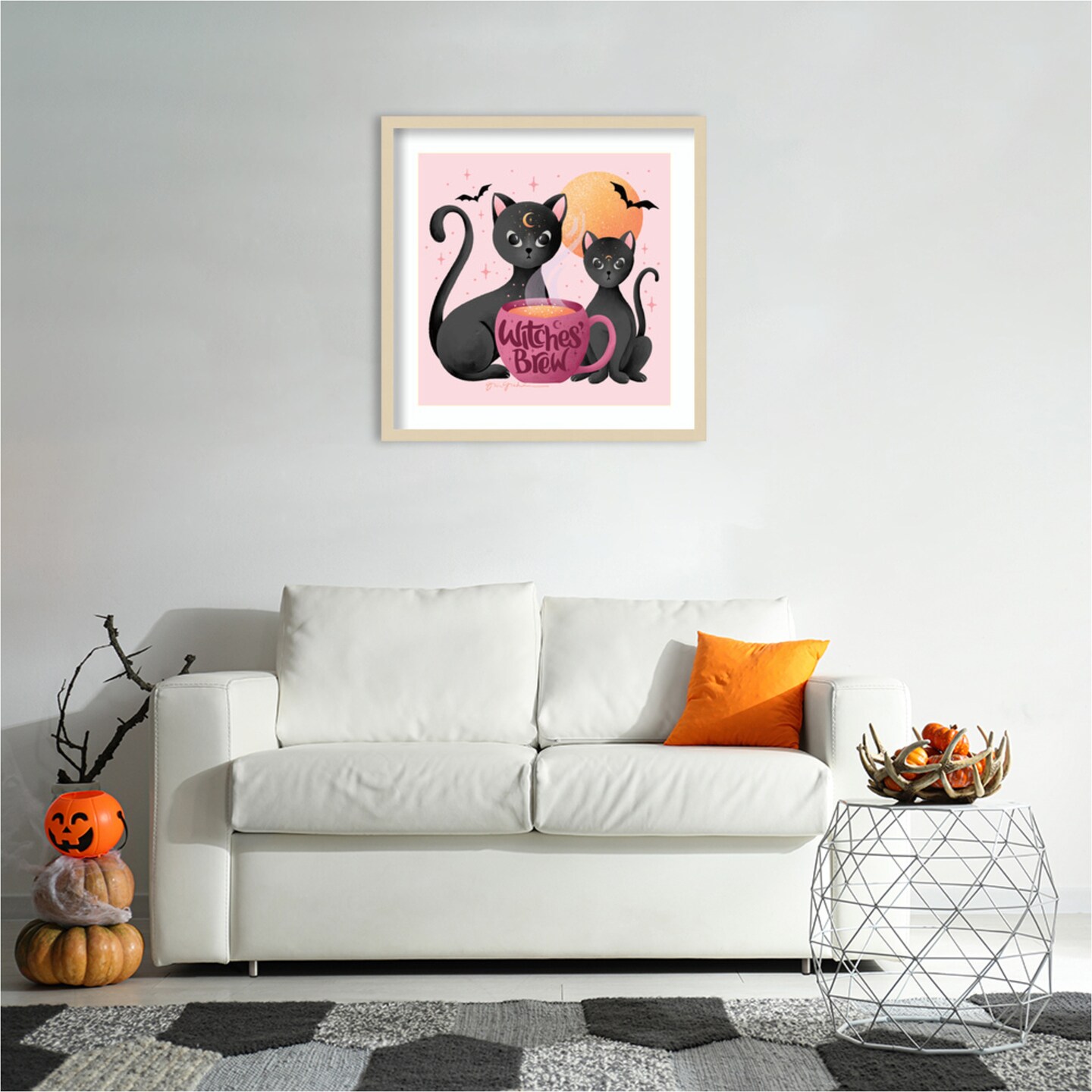 Witches Brew by Gia Graham Wood Framed Wall Art Print