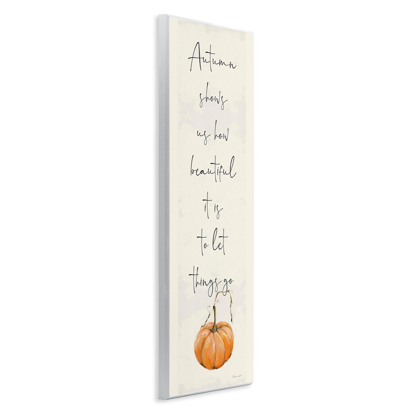 Stupell Industries Autumn Beauty Inspirational Phrase Wall Plaque Art