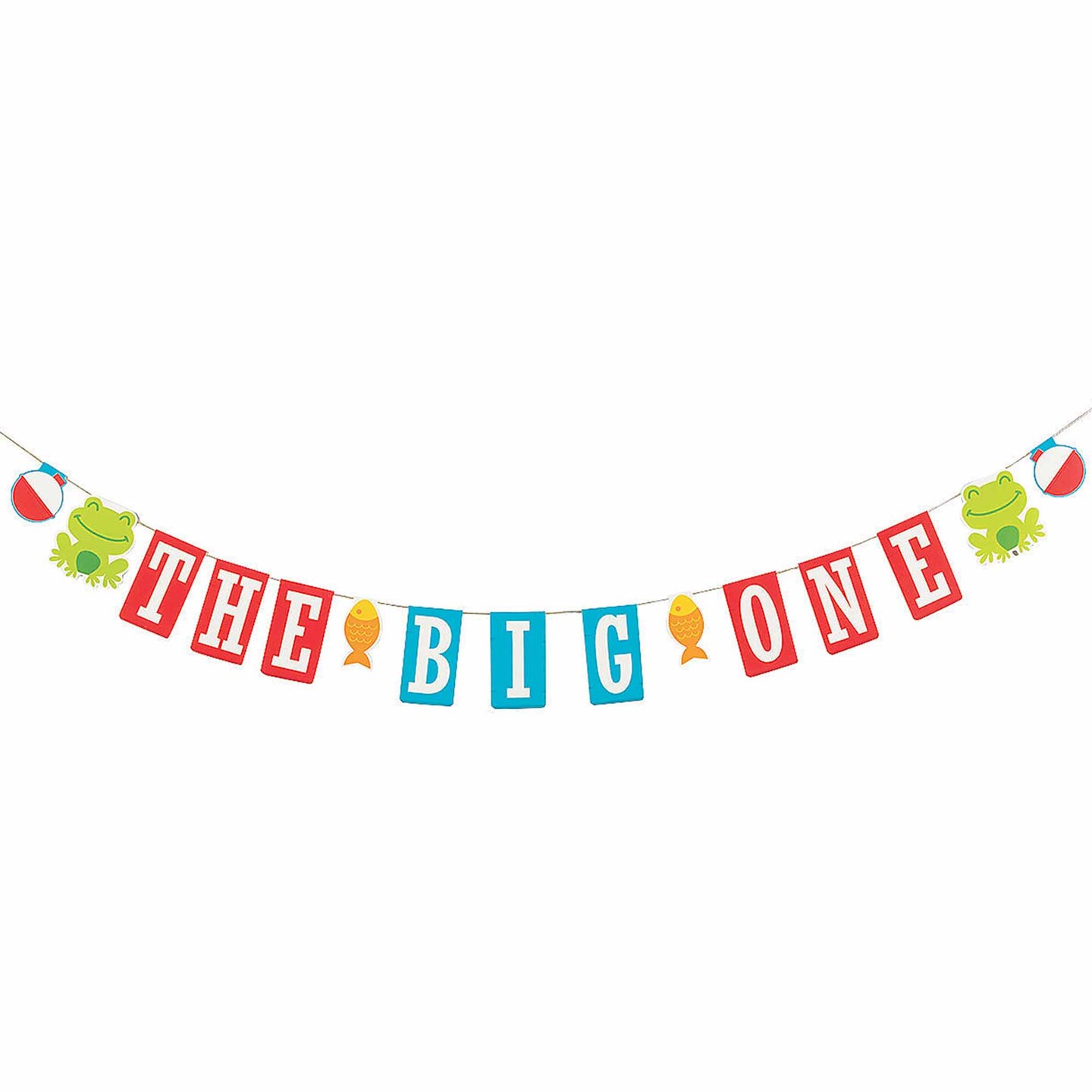 Little Fisherman Happy Birthday Garland