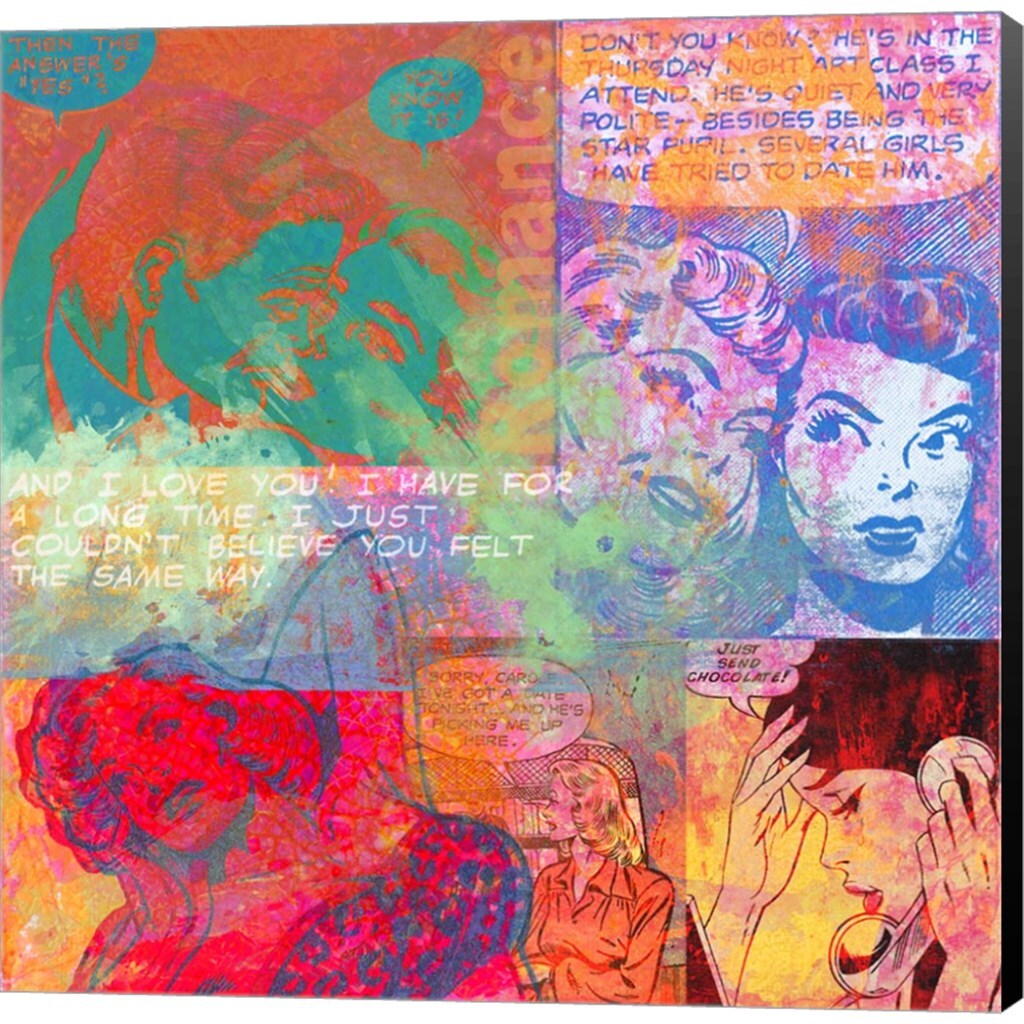 Romance by Eric Chestier 24&#x22; x 24&#x22; Canvas Wall Art