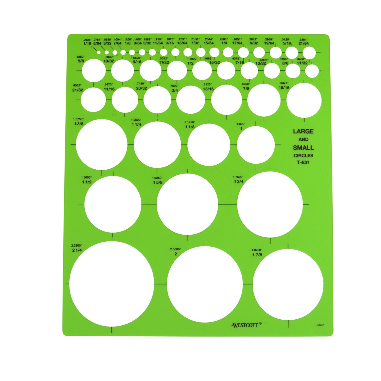 Large &#x26; Small Circles Template, Pack of 3