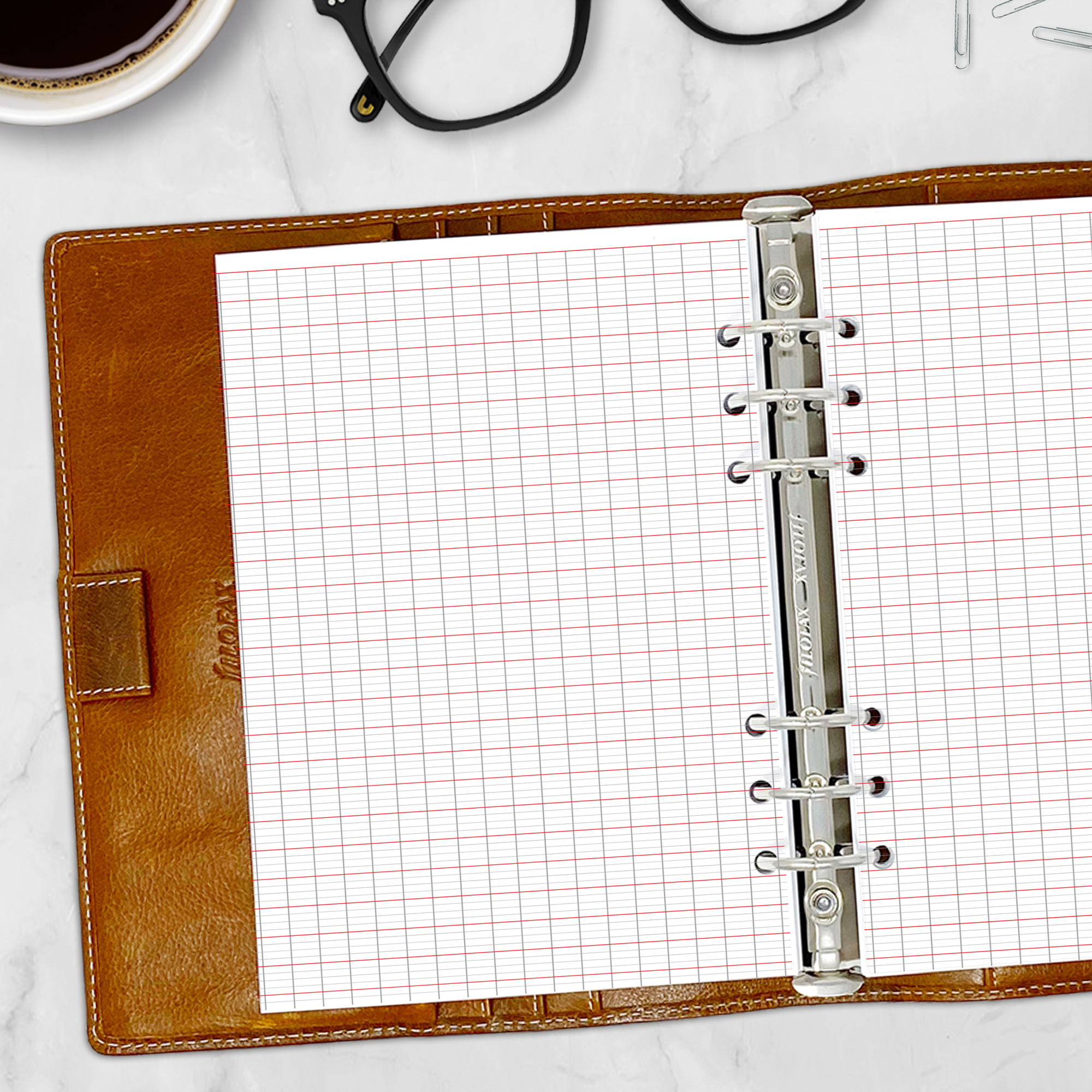 thumbnail image 2 of 6 Ring Binder Refill, A5 Planner Inserts, Monthly Planner Refill For Filofax, Harphia(A5 5.59 X 8.27'',Monthly): Binders & Binder Accessories 2 of 11