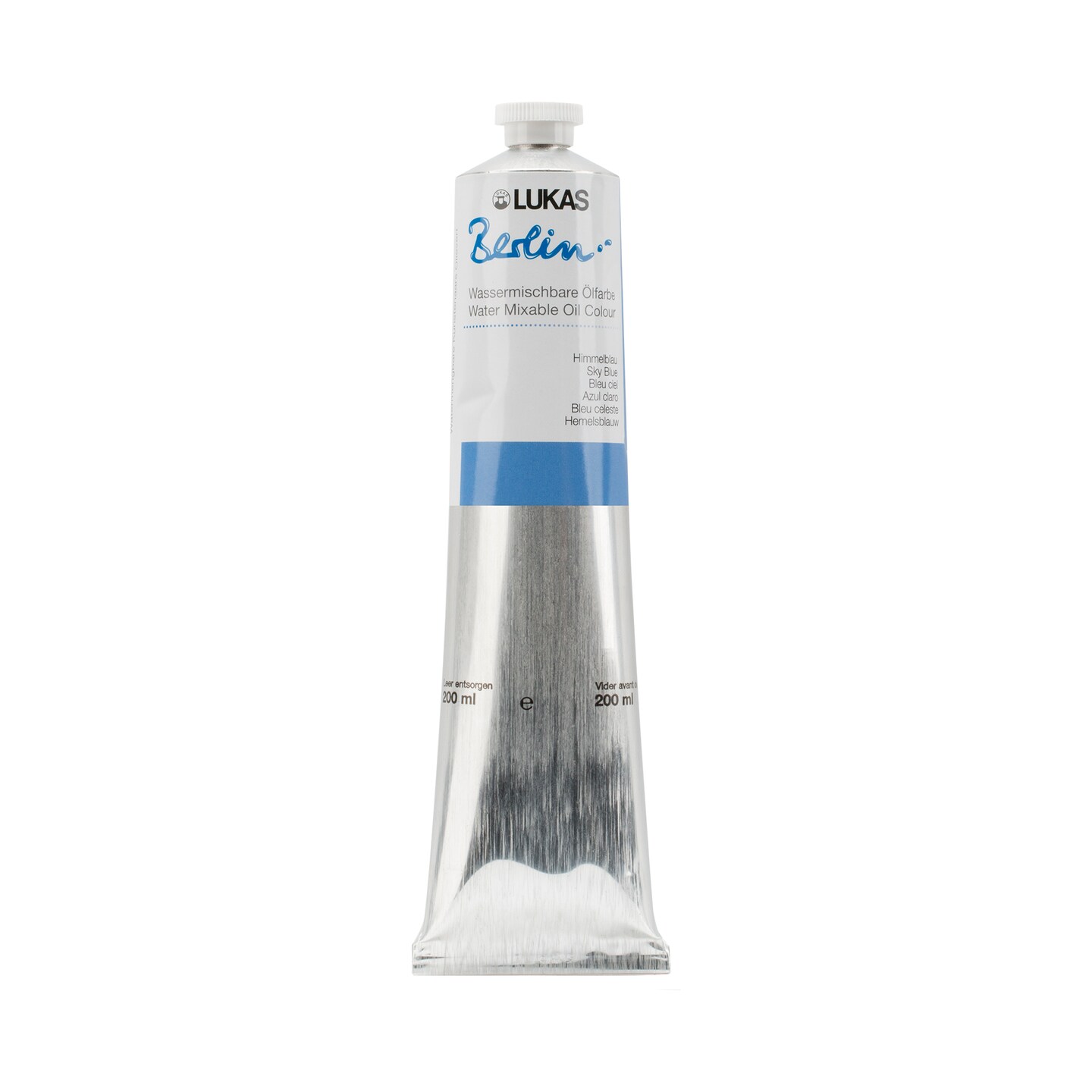 Lukas Berlin Pro Artists Water Mixable Oil Paint, Smooth Consistency with Beeswax, Lightfast Pigments, Quick Drying, Easy Clean-Up, Eco-Friendly, Professional Quality, 40 Color Range