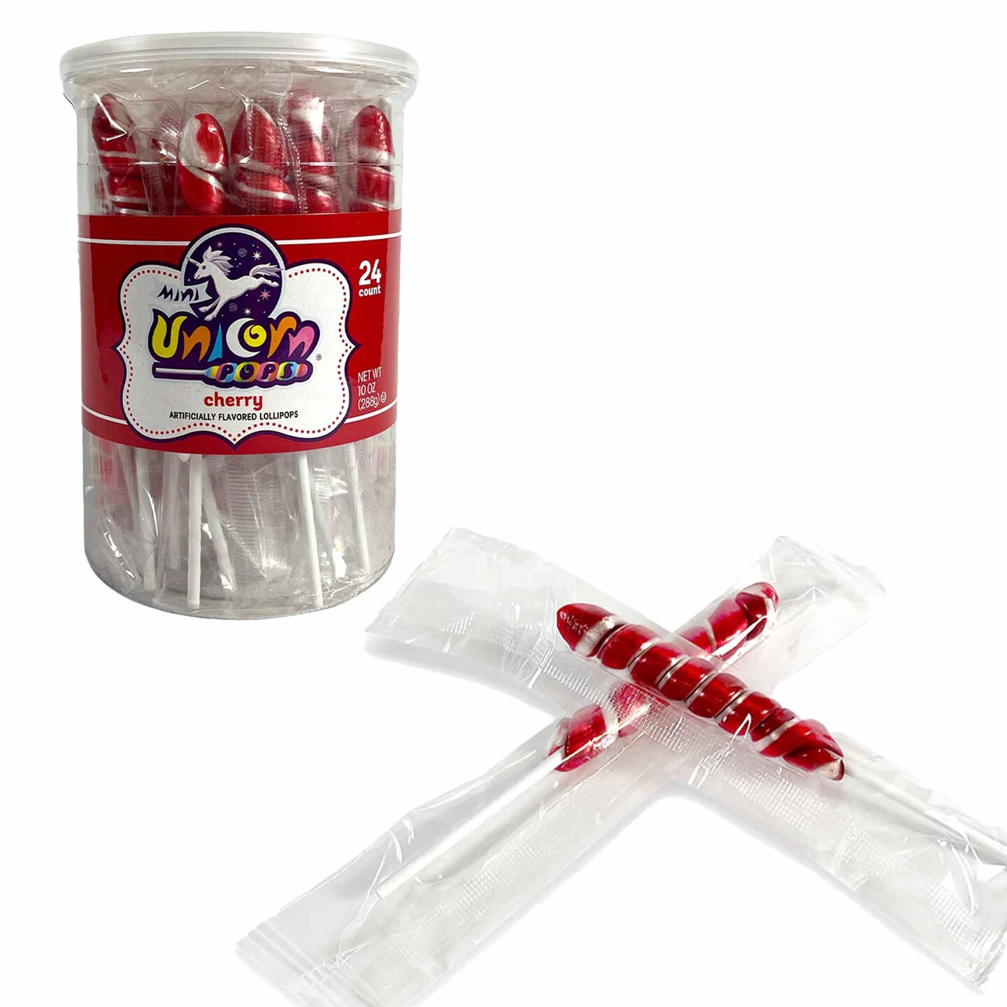 Mini Unicorn Pop Red 24Ct