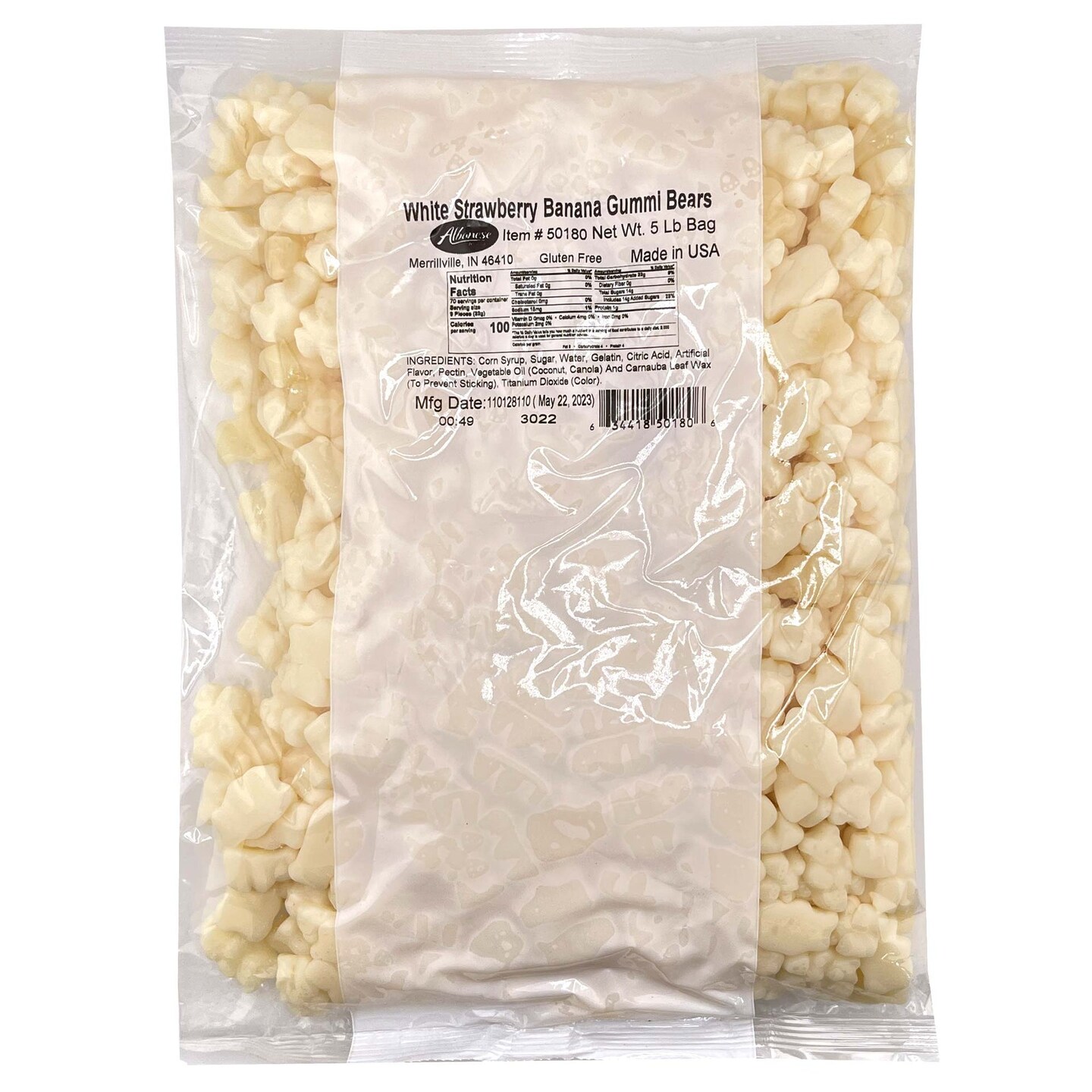 Bulk Alb Straw Ban Bear 5Lb