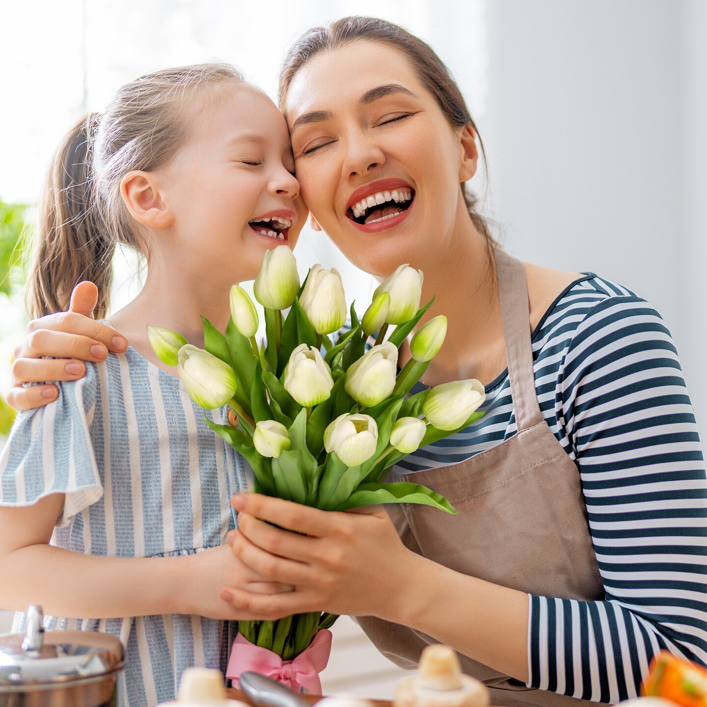 Tulips Artificial Flowers Bulk Faux Bouquets 12” Stems Fake Flowers Wedding Centerpiece Decoration Office Indoor Home Decor, 14 pcs