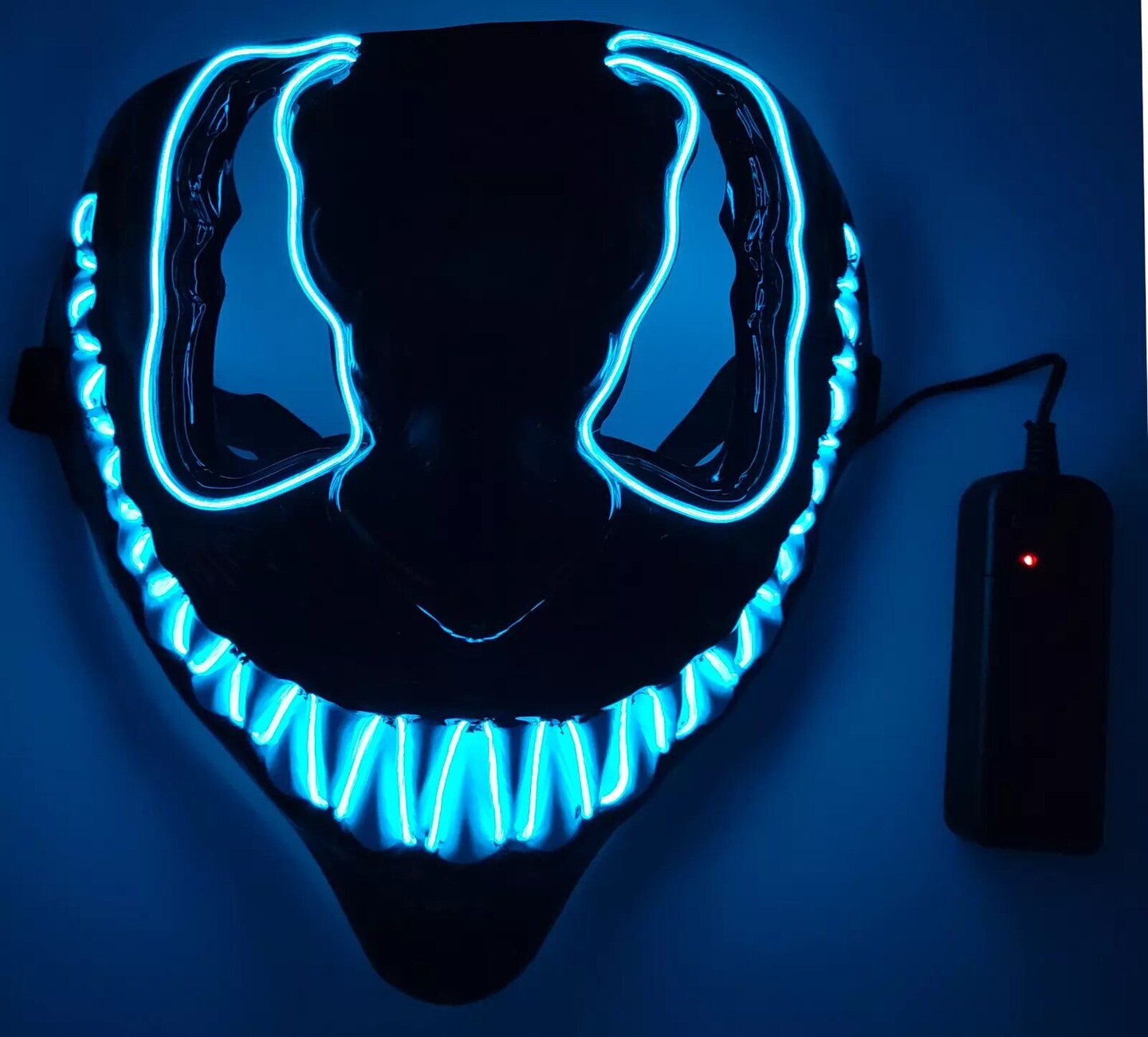 Kitcheniva Halloween Purge Venom Light Up LED Mask 3 Modes Costume