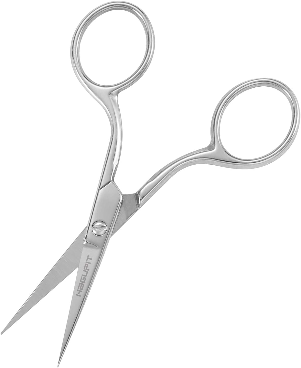 Small Precision Embroidery Scissors: 4&#x22; Forged Stainless Steel Sharp Pointed Tip Detail Shears for DIY Craft Thread Cutting, Needlework Yarn, and Sewing