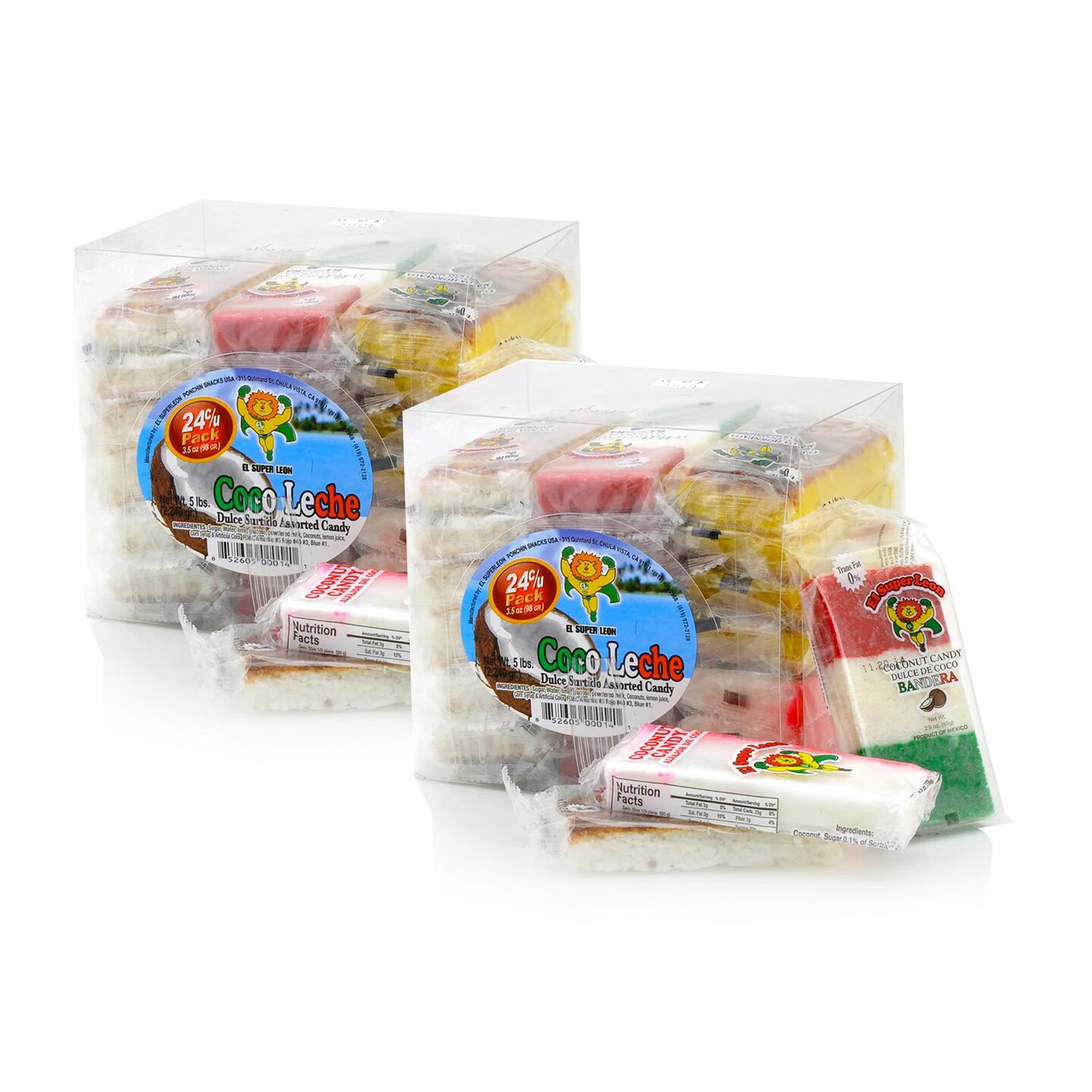 El Super Leon Assorted Coco Leche 5lb 24ct
