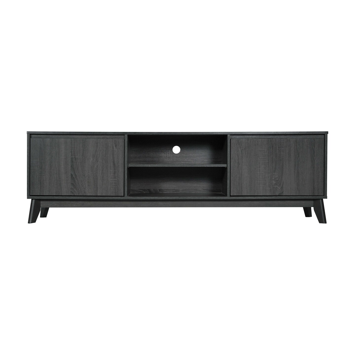 Merrick Lane Blakely Mid-Century Modern TV Stand Made with Durable Engineered Wood