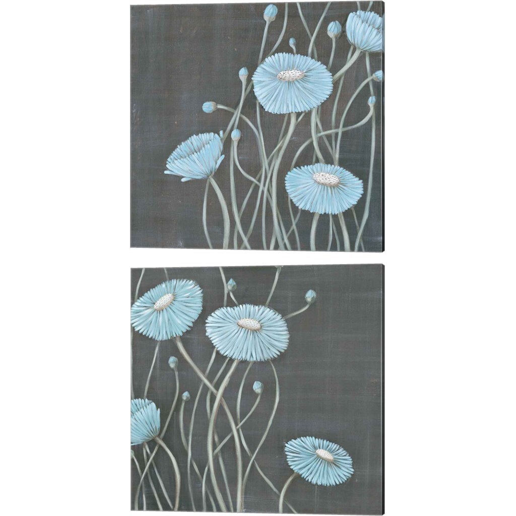 Springing Blossoms by Maja 14&#x22; x 14&#x22; Canvas Wall Art (Set of 2)
