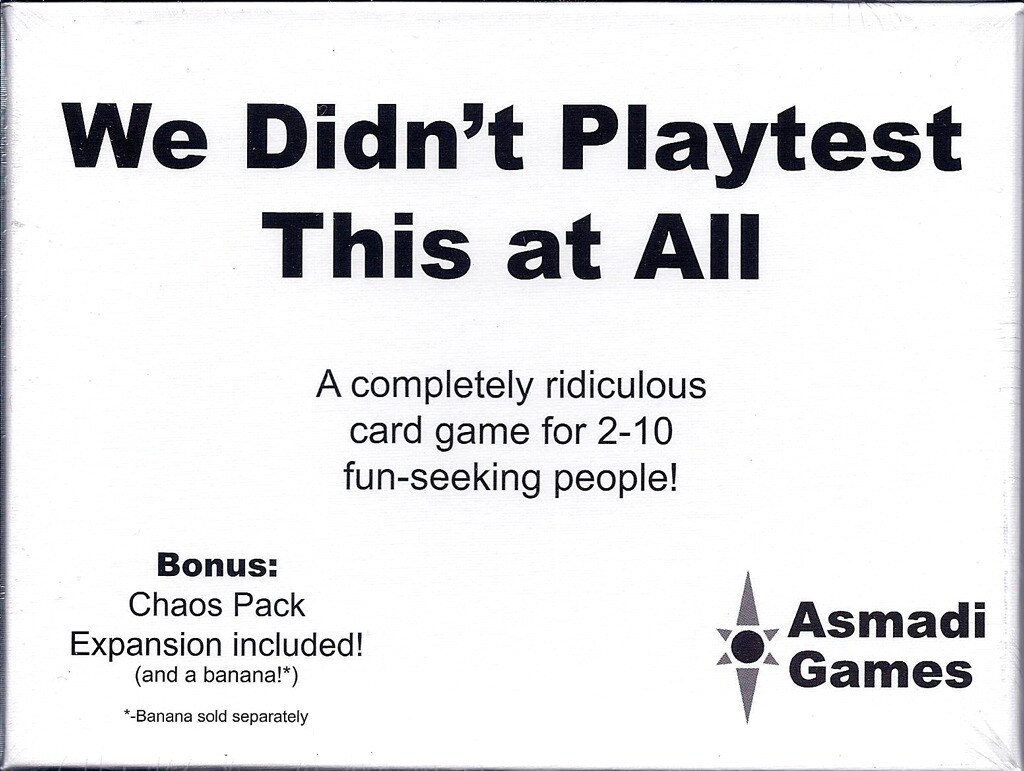 Asmadi Games We Didn&#x27;t Playtest This at All - with Chaos Pack