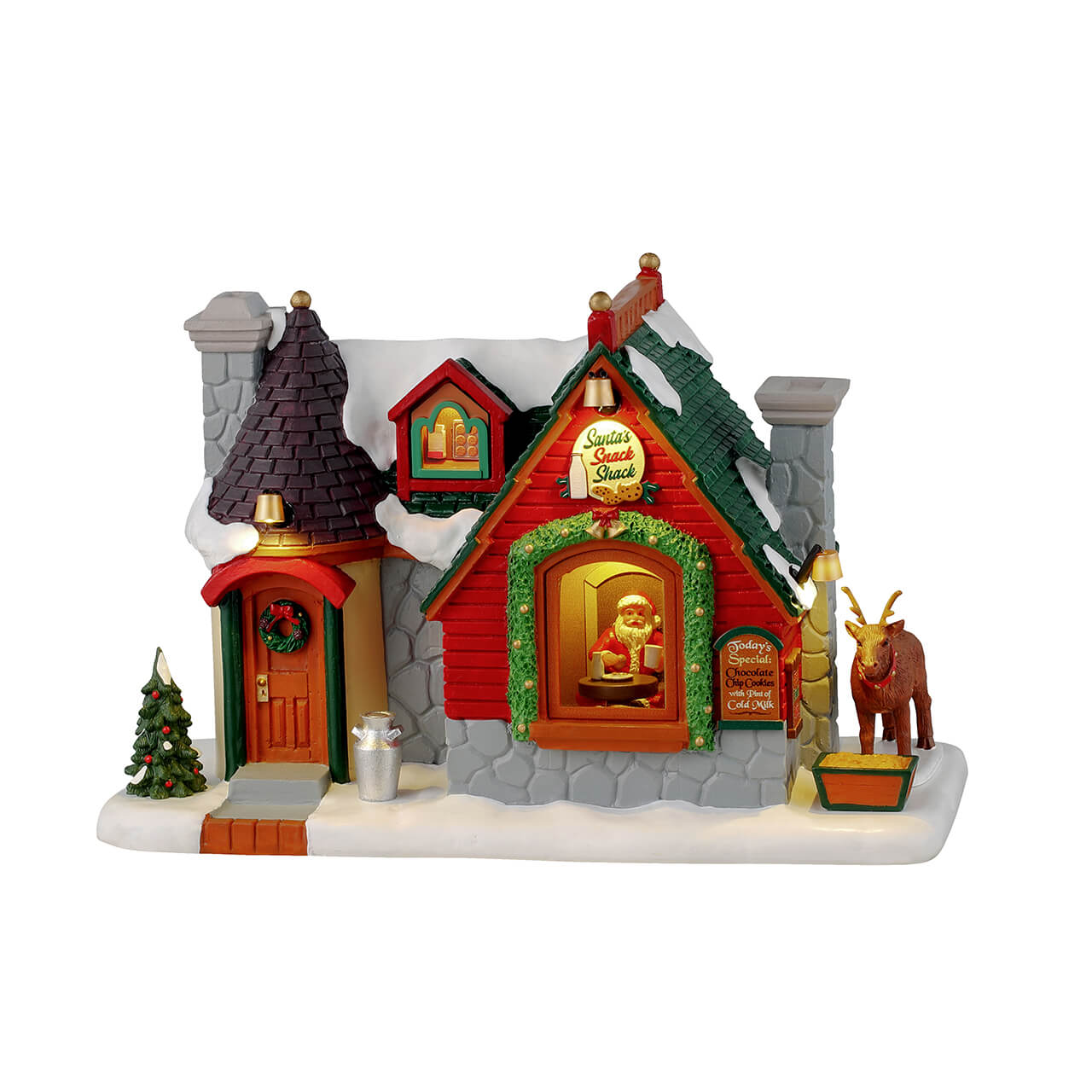 Lemax Santa&#x27;s Wonderland Village Santa&#x27;s Snack Shack