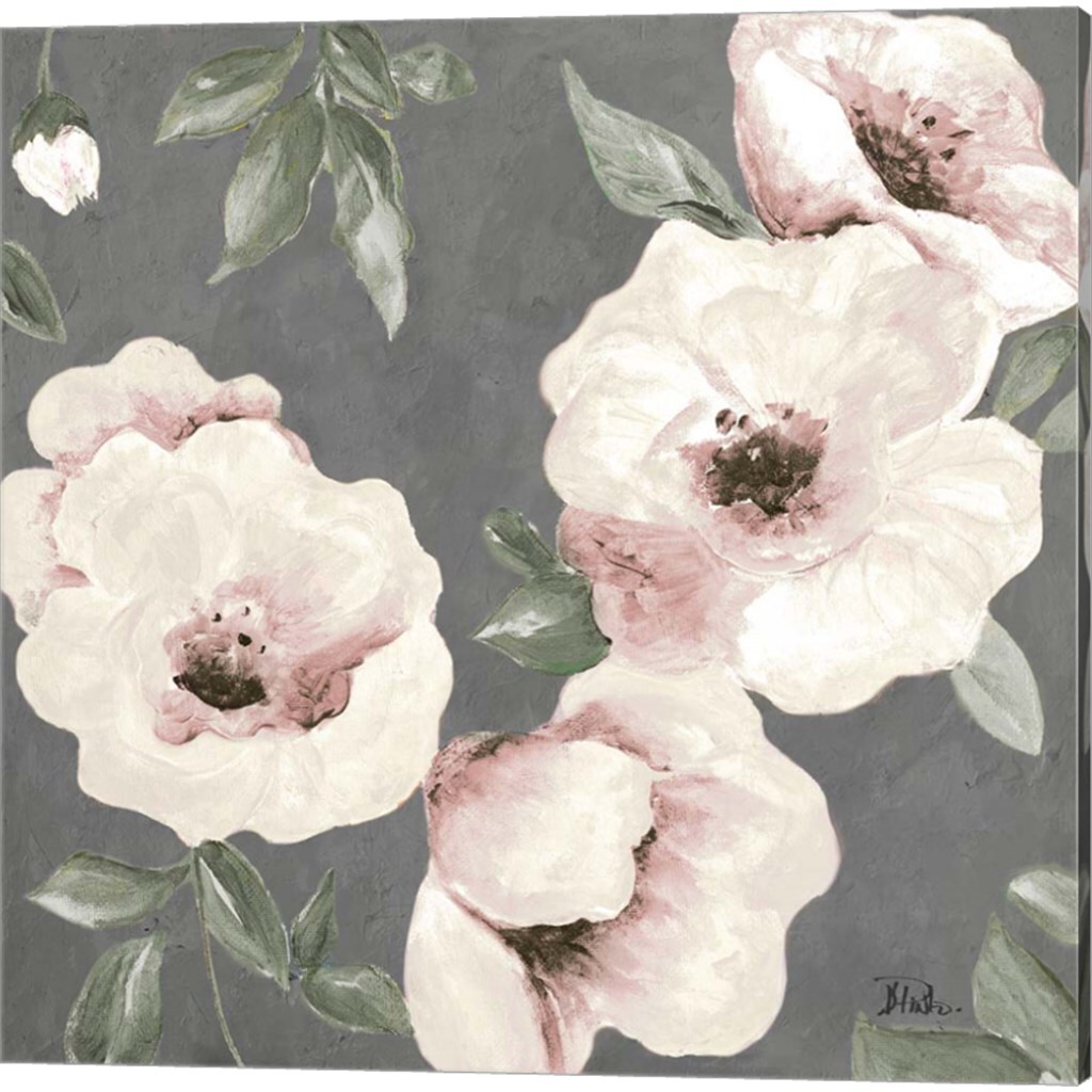 Dusty Rose by Patricia Pinto 14" x 14" Canvas Wall Art (Set of 2)