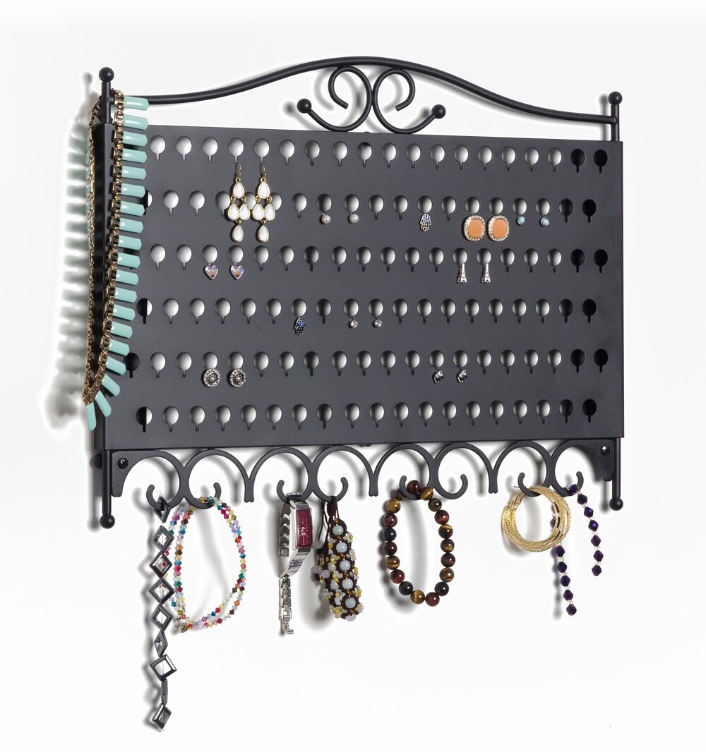 Mango Steam Wall Mounted Display Organizer for Jewelry & Earrings