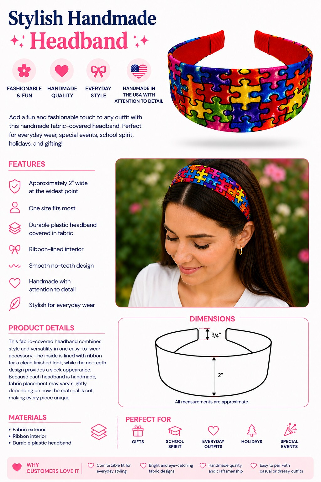 Autism Awareness Headband | MakerPlace by Michaels