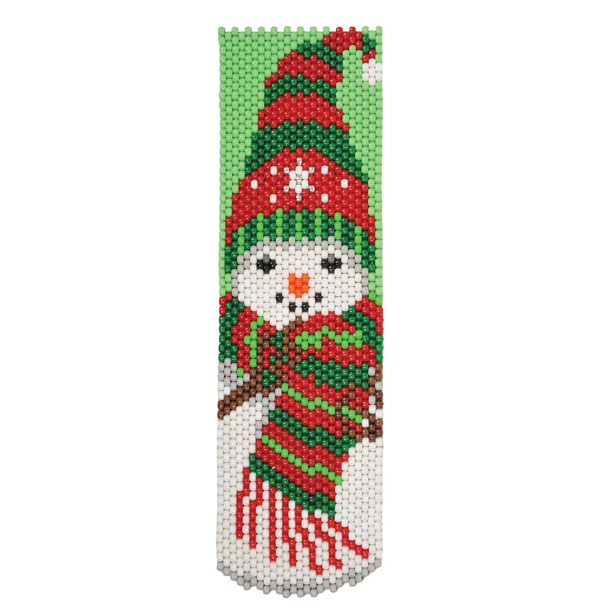 Herrschners  Snowman Smiles Pony Bead Kit