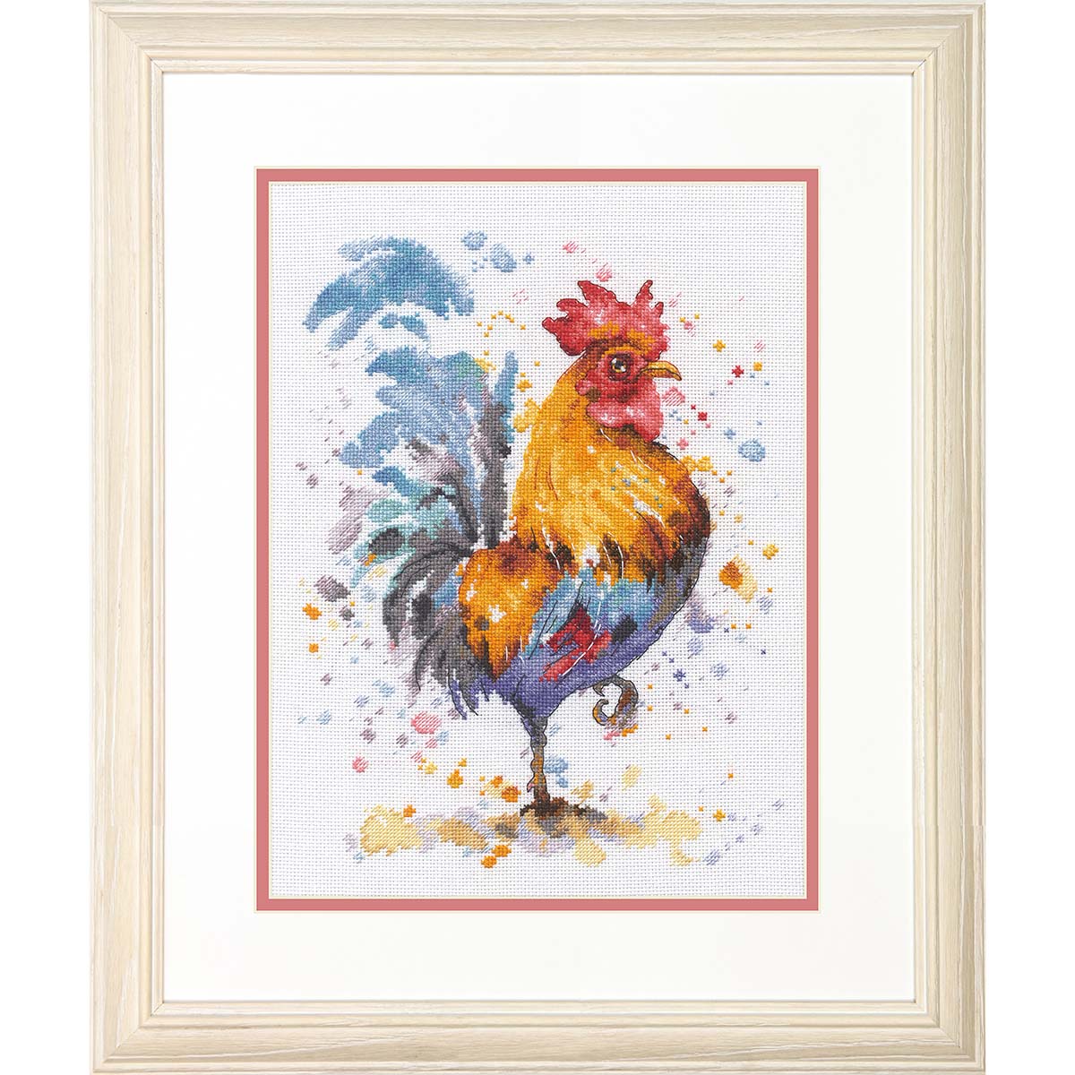 Dimensions Watercolor Rooster Counted Cross Stitch Kit Michaels dimensions-watercolor-rooster-counted-cross-stitch-kit-michaels