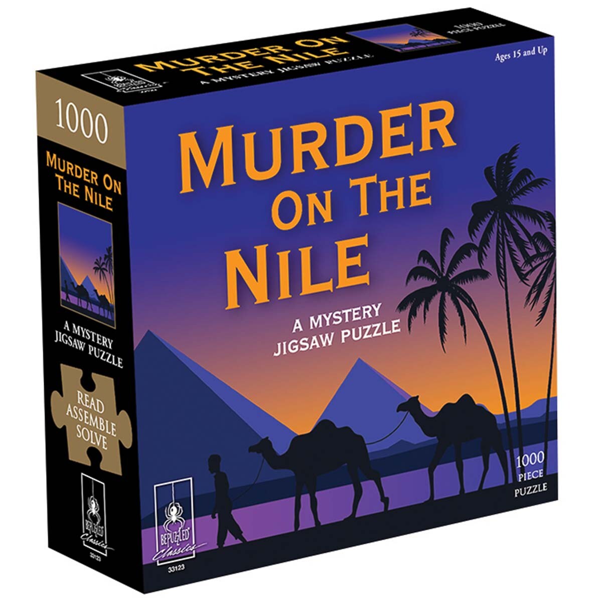 BePuzzled Murder by the Pyramids Jigsaw Puzzle