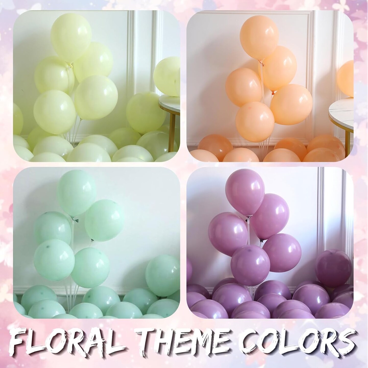 Pastel Lavender Purple Yellow Balloon Garland with Daisy,Butterfly Foil Balloons for Wildflower Fairy Baby Shower Birthday Garden Tea Party Decorations