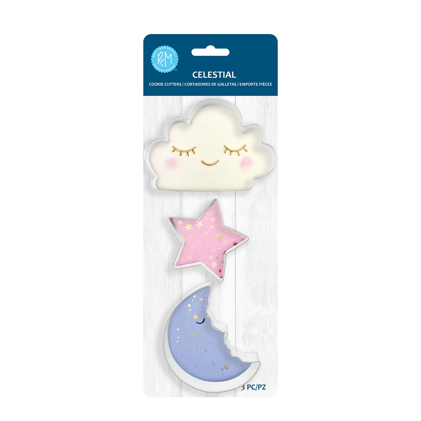 Celestial 3 PC Cookie Cutter Set
