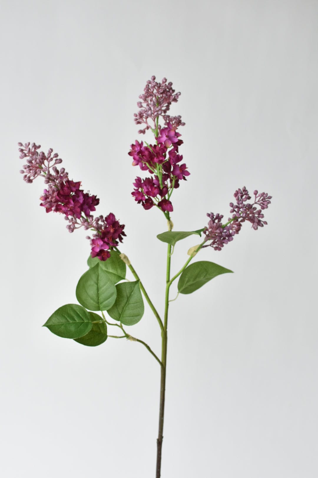 34.5&#x22; Faux Vibrant Pink/Purple Lilac Stem