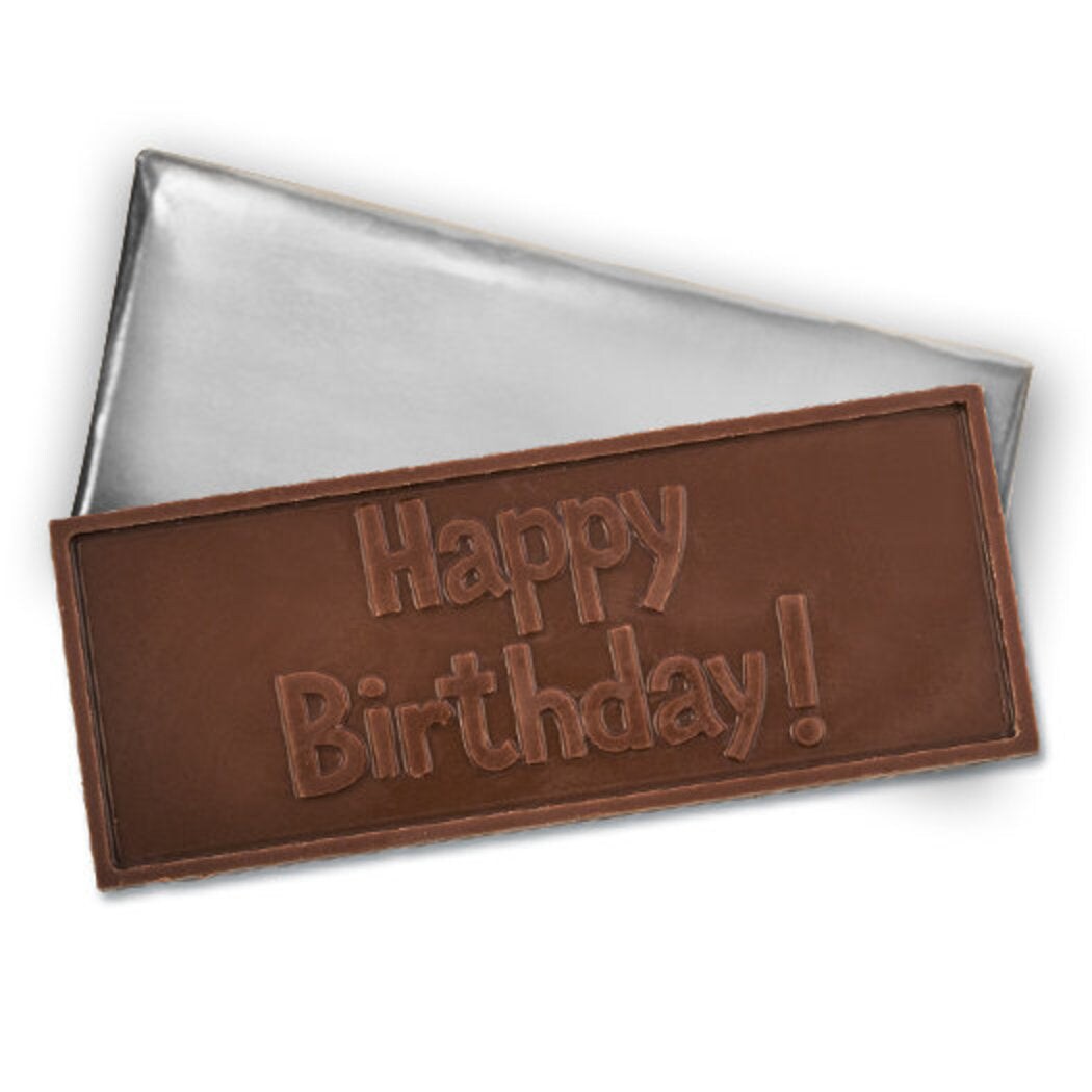 36 Pcs 70th Birthday Candy Party Favors in Bulk Embossed Belgian Chocolate Bars