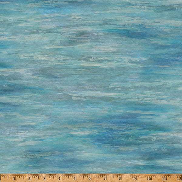 Fabric Hoffman Lake Waters Lakeside Echo by the Quarter Yard X5669-311