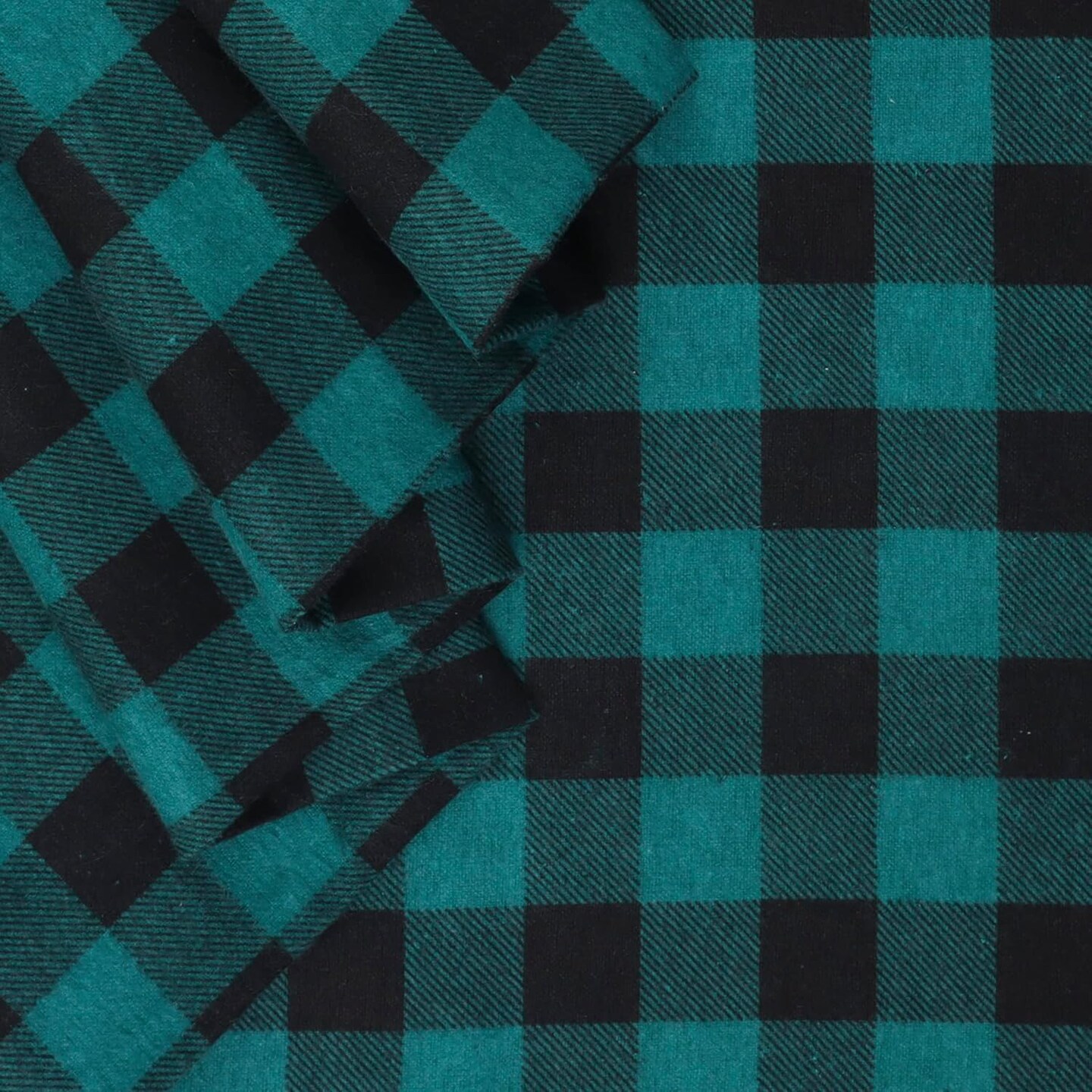 Mook Fabrics Buffalo Plaid Flannel Fabric [43 in. Wide] - By The Yard